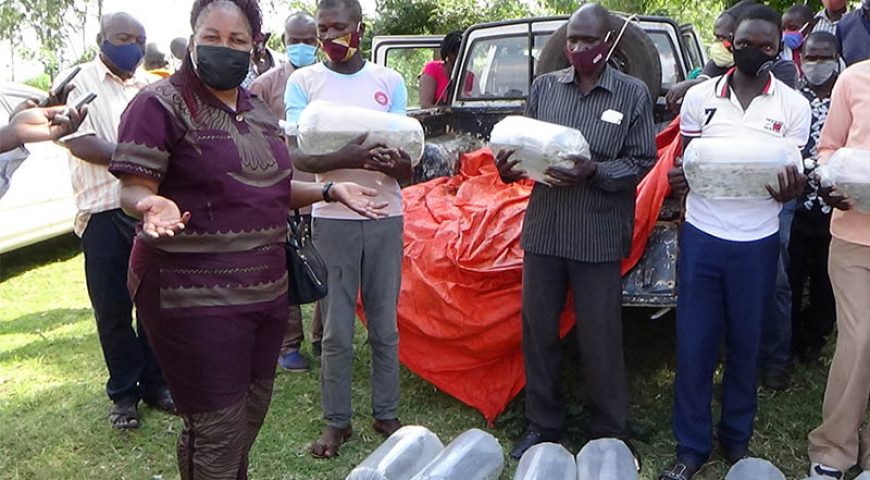 Farmers Receive over 3 million Fish Fingerings from NAADS