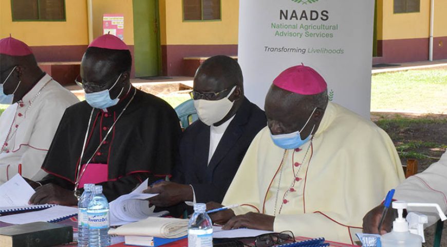NAADS signs MOU with Gulu Archdiocese to promote Commercialization of Cassava in Northern Uganda
