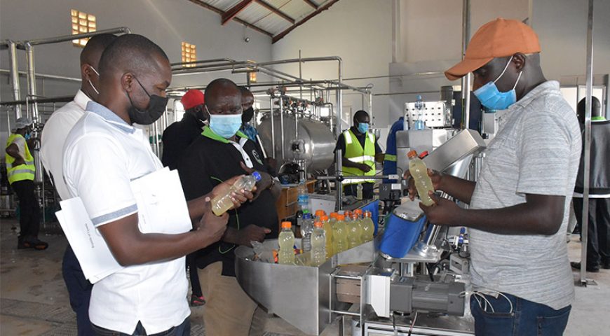 Kayunga pineapple factory pre-tested, ready for operation