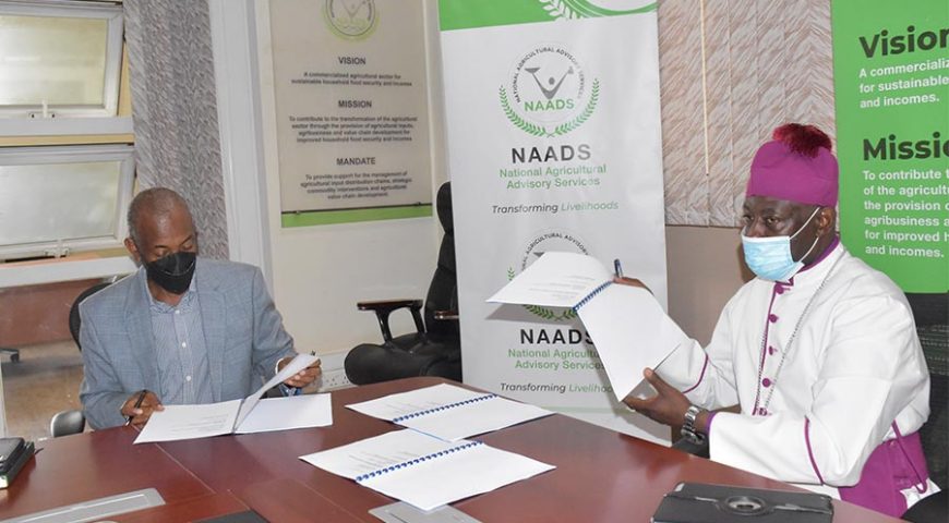 Government through NAADS extends an additional UGX 2Bn to Church of Uganda