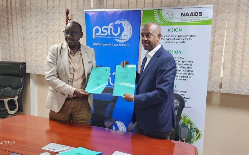 NAADS partners with PSFU to train Farmers and spur private sector investment in agriculture.