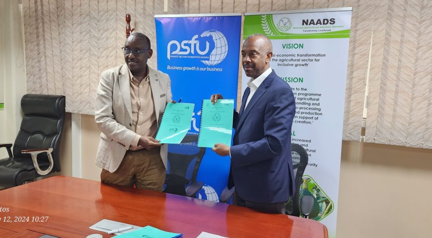 NAADS partners with PSFU to train Farmers and spur private sector investment in agriculture.