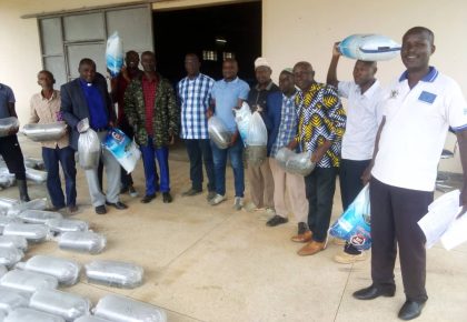 Farmers from 22 districts receive fish fingerings and fish feeds from NAADS